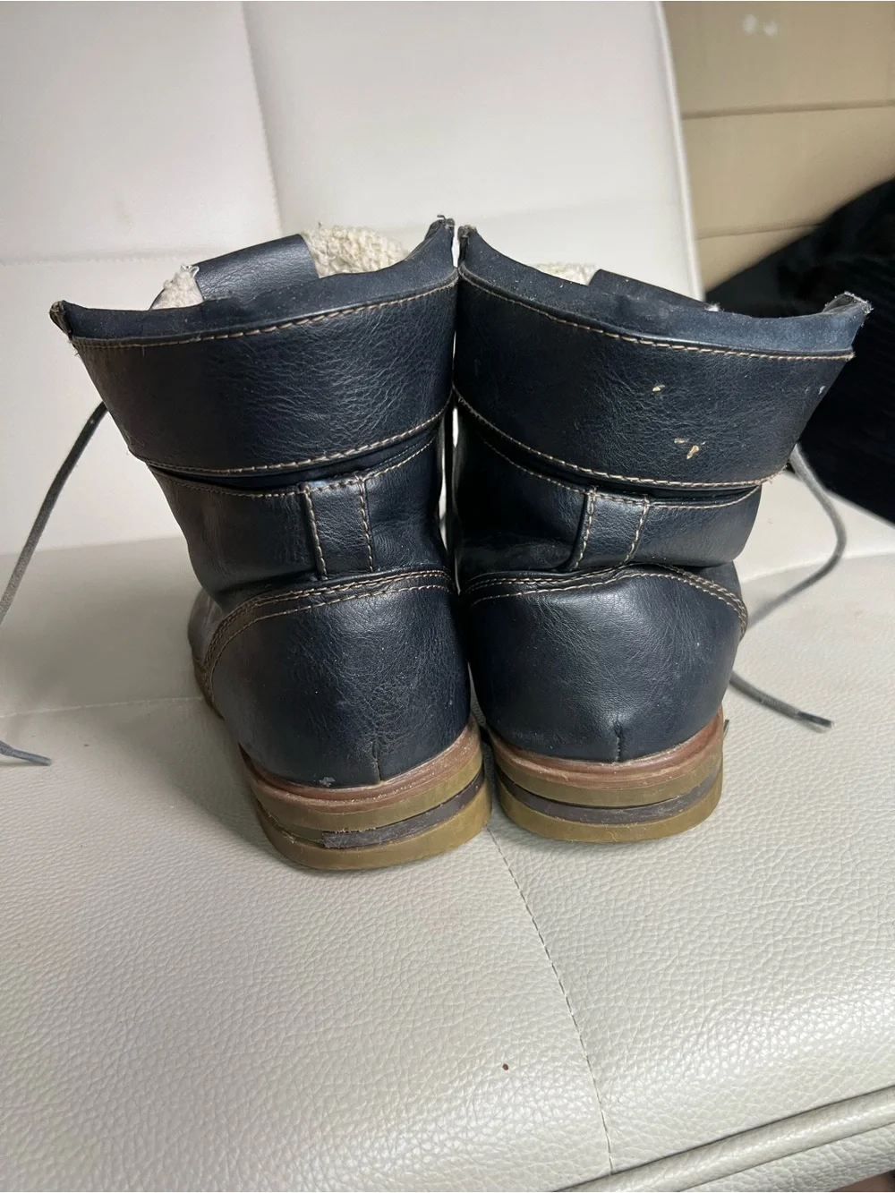Call It Spring Black Lace-Up Men's Winter Boots
